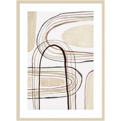 Picture of Amanti Art Arounds II by Nikki Galapon Wood Framed Wall Art Print, 41inH x 30inW, Natural