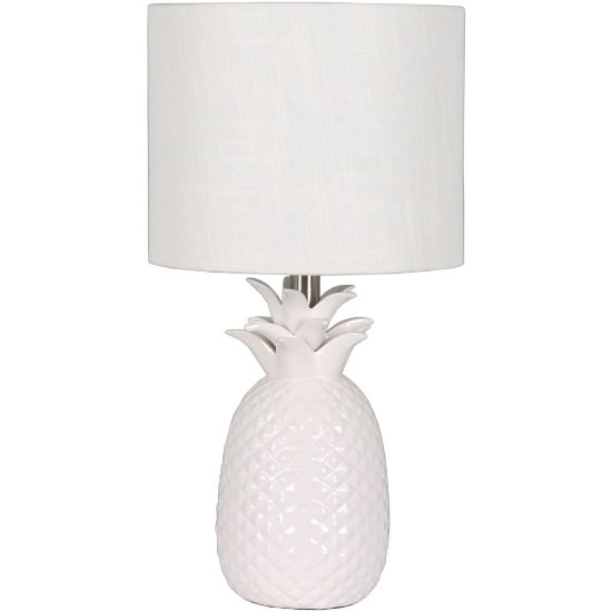 Picture of Adesso Simplee Pineapple Table Lamp, 17inH, White