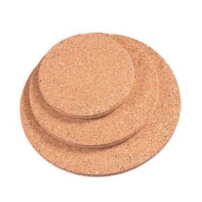 Picture of Better Houseware Natural Cork Trivets, Beige, Set Of 3 Trivets