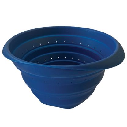 Picture of Better Houseware 4-Quart Collapsible Silicone Colander, Blue