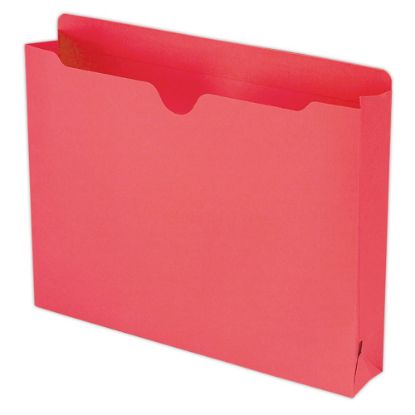 Picture of Smead Expanding Reinforced Top-Tab File Jackets, 2in Expansion, Letter Size, Red, Box Of 50