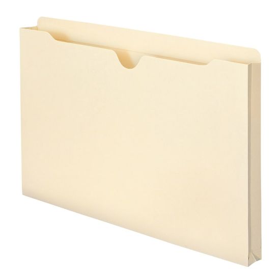 Picture of Smead Expanding Reinforced Top-Tab File Jackets, 1in Expansion, Legal Size, Manila, Box Of 50