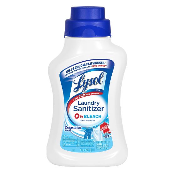 Picture of Lysol Laundry Sanitizer, Crisp Linen, 41 Oz, Carton Of 6 Bottles