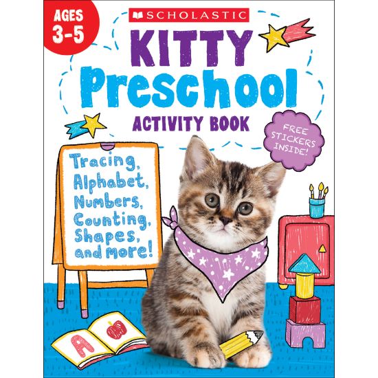 Picture of Scholastic Kitty Preschool Activity Book, Pre-K