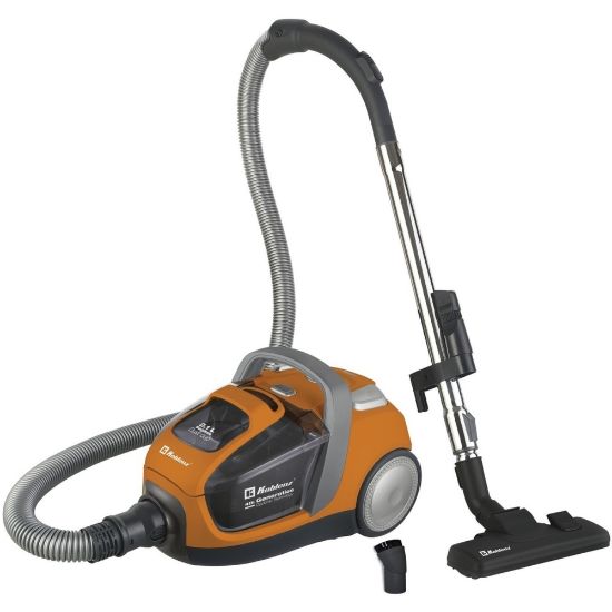 Picture of Koblenz Vacuum Alpha - 1400 W Motor - 2.22 quart - Bagless - Telescopic Wand, Combination Floor Nozzle, Crevice Tool, Dusting Brush - Rug - HEPA - Pet Hair Cleaning - Orange, Gray