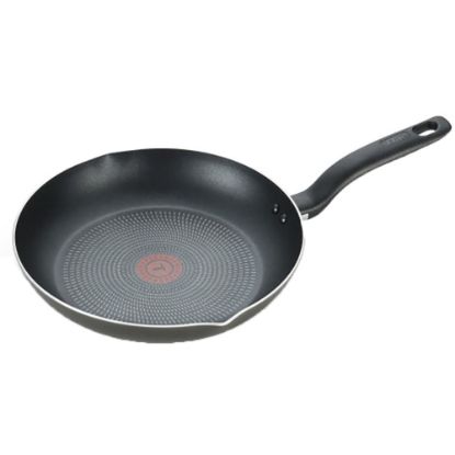 Picture of T-Fal Initiatives Aluminum Fry Pan, 12in, Black