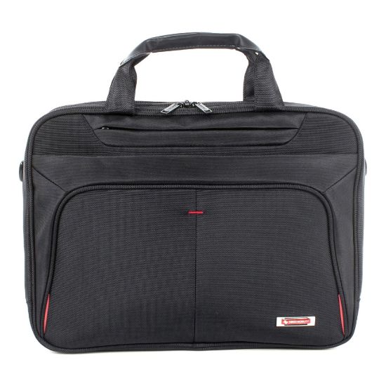 Picture of Swiss Mobility Purpose Executive Briefcase With 15.6in Laptop Pocket, Black