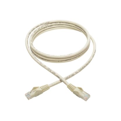 Picture of Tripp Lite Cat6 Gigabit Snagless Molded Ethernet Cable, 6in, White