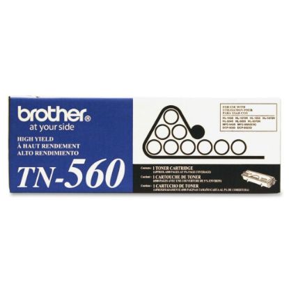 Picture of Brother TN-560 Black High Yield Toner Cartridge, TN-560BK