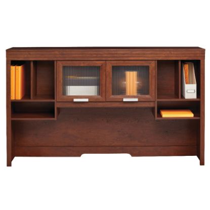 Picture of Realspace Marbury Collection 128inW Hutch, Auburn Brown