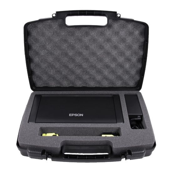 Picture of CaseMatix Epson Workforce 100/110 Mobile Printer Custom Case, 3-3/4inH x 12inW x 17inD