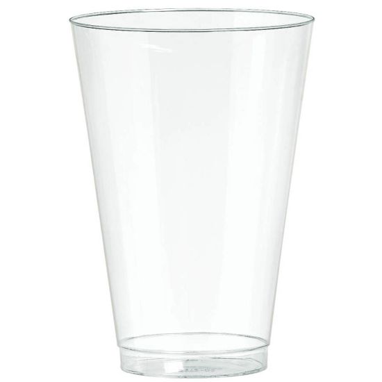 Picture of Amscan Plastic Tumblers, 14 Oz, Clear, 32 Tumblers Per Pack, Set Of 2 Packs