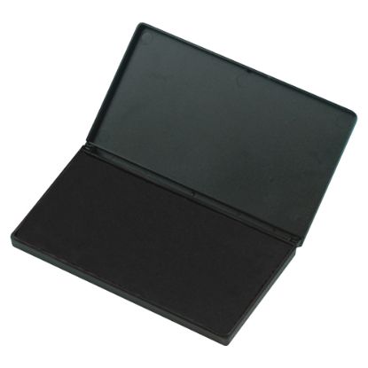 Picture of CLI Stamp Pad - 1 Each - 6.3in Width x 3.3in Length - Felt Pad - Black Ink - Black