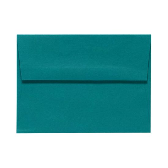 Picture of LUX Invitation Envelopes, A2, Peel & Press Closure, Teal, Pack Of 50