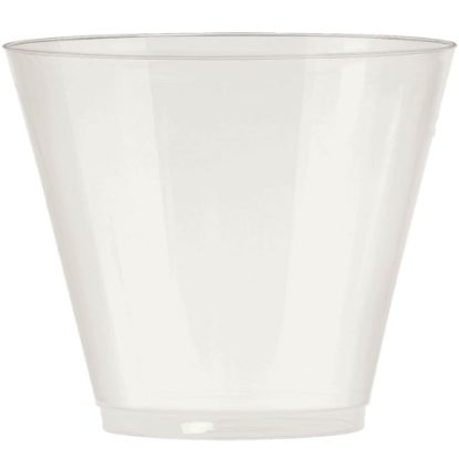 Picture of Amscan Plastic Cups, 9 Oz, Pearl, 72 Cups Per Pack, Set Of 2 Packs