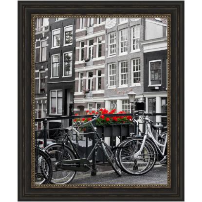 Picture of Amanti Art Narrow Picture Frame, 24in x 20in, Matted For 16in x 20in, Accent Bronze