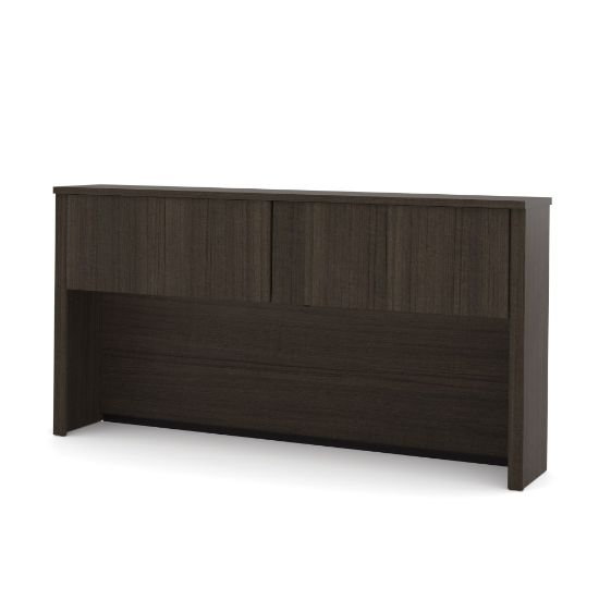 Picture of Bestar Embassy 72inW Hutch For Desk Shell, Dark Chocolate