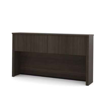 Picture of Bestar Embassy 66inW Hutch For Desk Shell, Dark Chocolate