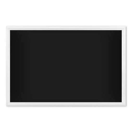 Picture of U Brands Magnetic Chalkboard, 30in X 20in, White Decor Frame (2073U00-01)