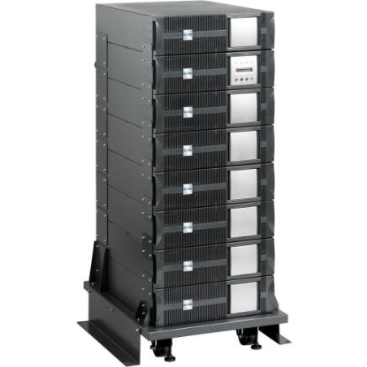 Picture of Eaton UPS Battery Integration System with Casters - 37.2in Length x 8.2in Width x 23.6in Height - Black, Silver