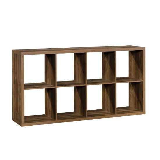 Picture of Sauder Select 58inH 8-Cube Storage Bookcase, Rural Pine