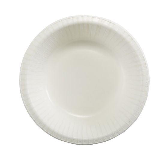 Picture of Dixie Basic Paper Bowls, 12 Oz, White, 125 Bowls Per Pack, Case Of 8 Packs