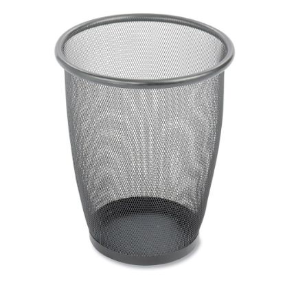 Picture of Safco Mesh Wastebasket, 5 Gallons, Black