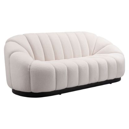 Picture of Zuo Modern Bhutan Sofa, Cream/Black