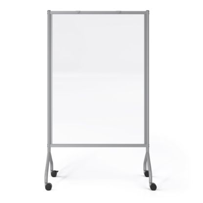 Picture of Safco Impromptu Acrylic Screen, 72inH x 42inW x 21-1/2inD, Gray