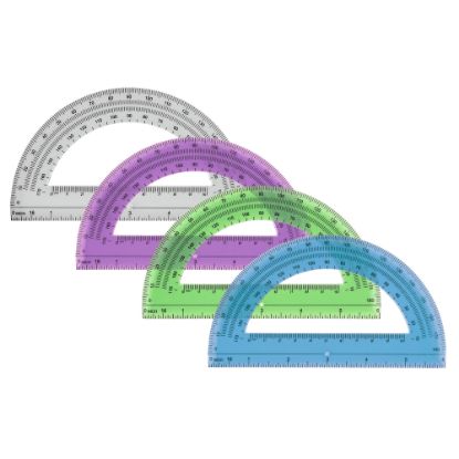 Picture of Office Depot Brand Semicircular 6in Protractor, Clear