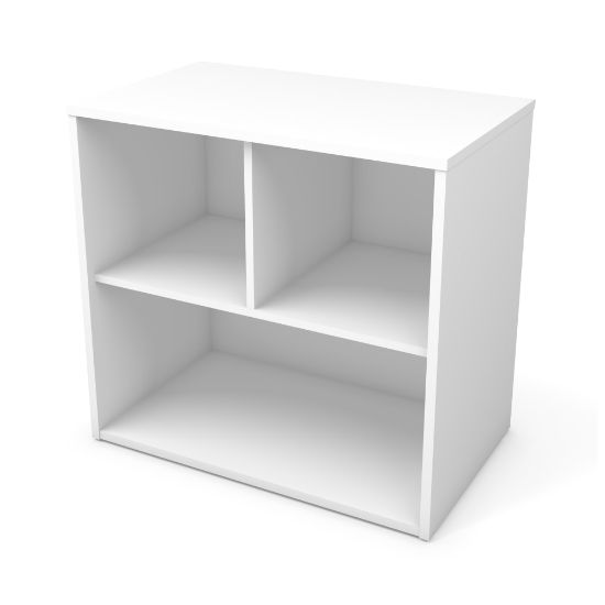 Picture of Bestar i3 Plus Small Shelving Unit, 28-1/2inH x 30-1/8inW x 18-1/4inD, White