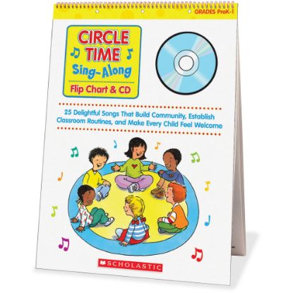 Picture of Scholastic Flip Chart/CD - Circle Time Sing-Along - Grades Pre-K-1