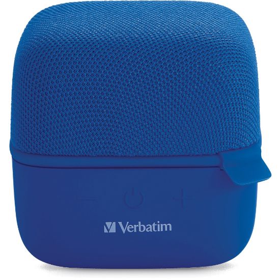 Picture of Verbatim Bluetooth Speaker System - Blue - 100 Hz to 20 kHz - TrueWireless Stereo - Battery Rechargeable - 1 Pack