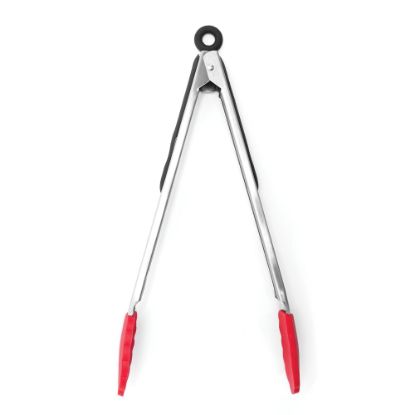 Picture of Starfrit Silicone Tongs 12in - Grill - Red