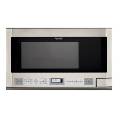 Picture of Sharp R1214T 1.5 Cu Ft Over-The-Range Microwave, Stainless Steel