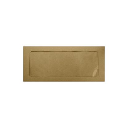 Picture of LUX #10 Envelopes, Full-Face Window, Peel & Press Closure, Grocery Bag, Pack Of 500