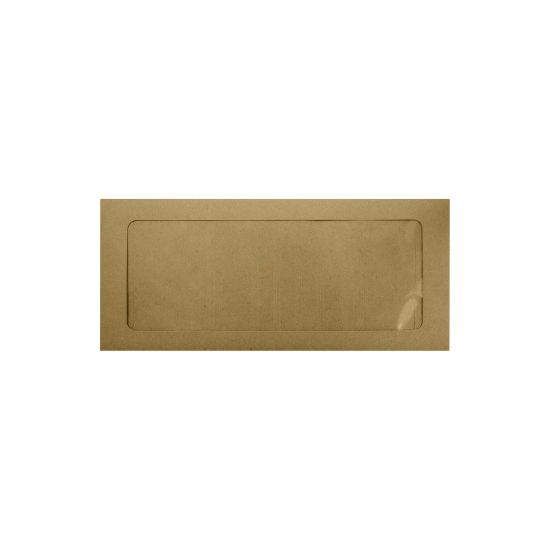 Picture of LUX #10 Envelopes, Full-Face Window, Peel & Press Closure, Grocery Bag, Pack Of 500