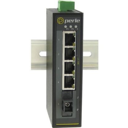 Picture of Perle IDS-105F-S1SC20D-XT - Industrial Ethernet Switch - 5 Ports - 100Base-TX, 100Base-BX - 2 Layer Supported - Wall Mountable, Rail-mountable, Panel-mountable - 5 Year Limited Warranty