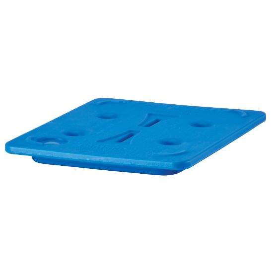 Picture of Cambro Half-Size Camchiller Insulated Cold Pack, 1-1/2inH x 12-3/4inW x 10-3/8inD, Blue