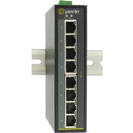 Picture of Perle IDS-108F-M1SC2U - Industrial Ethernet Switch - 9 Ports - 100Base-TX, 100Base-BX - 2 Layer Supported - Wall Mountable, Rail-mountable, Panel-mountable - 5 Year Limited Warranty