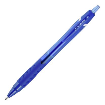 Picture of uni-ball Jetstream Elements Retractable Ballpoint Pens, 1.0 mm, Blue Ink, Blue Barrel, Pack Of 12 Pens