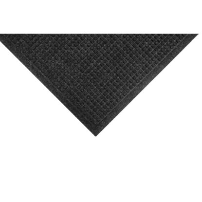 Picture of M+A Matting Waterhog Squares Fashion Floor Mat, 3ft x 10ft, Charcoal