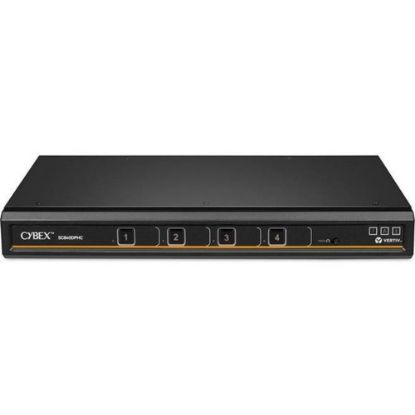 Picture of Vertiv Cybex SC800 Secure KVM | Single | 4 Port Universal DisplayPort | USB-C | NIAP version 4.0 Certified (SC840DPHC-400) - Secure Desktop KVM Switches | Secure KVM Switch | Single Head | NIAP Certified