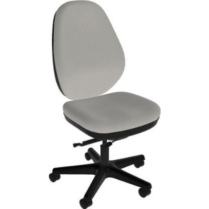 Picture of Sitmatic GoodFit Synchron High-Back Chair, Gray Polyurethane/Black