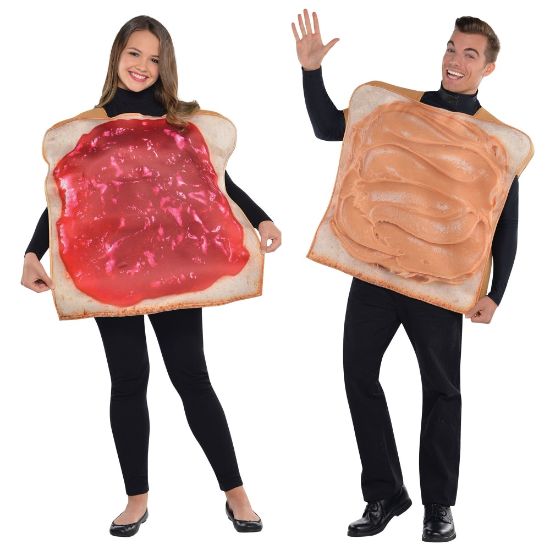 Picture of Amscan PB&J Adults 2-Piece Halloween Costume