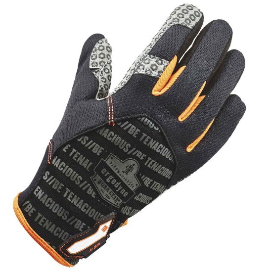 Picture of Ergodyne ProFlex 821 Smooth-Surface Silicone Handling Gloves, Small, Black