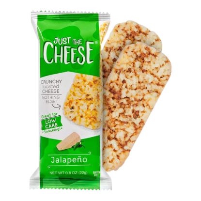 Picture of Just The Cheese Jalape�o Cheese Bars, 0.08 Oz, 2 Bars Per Pack, Carton Of 24 Packs