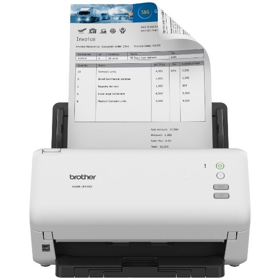 Picture of Brother High-Speed Desktop Scanner for Small Office & Home Office Professionals ADS-3100