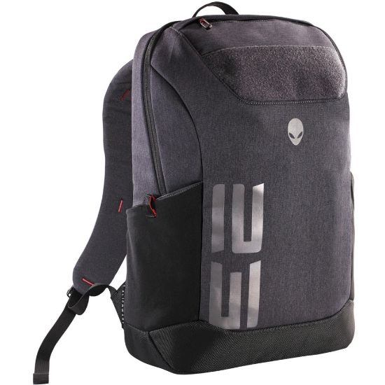 Picture of Mobile Edge Alienware Carrying Case (Backpack) for 17.1in Alienware Notebook - Gray - Heather Body - Handle, Shoulder Strap - 16.5in Height x 11.5in Width x 4.5in Depth