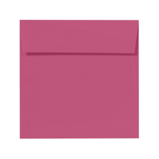 Picture of LUX Square Envelopes, 6 1/2in x 6 1/2in, Peel & Press Closure, Magenta, Pack Of 50